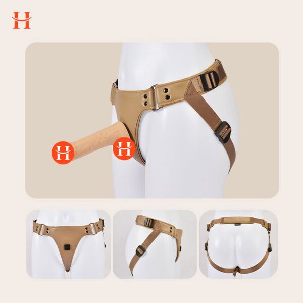 Roomfun - Liquid Silicone Dildo Buckle Wearable Pants - Image 3