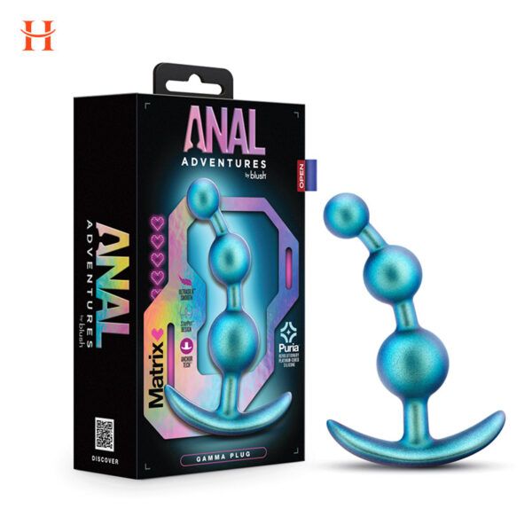 Blush - Anal Adventures Matrix - Gamma Plug - Neptune Teal - Image 2