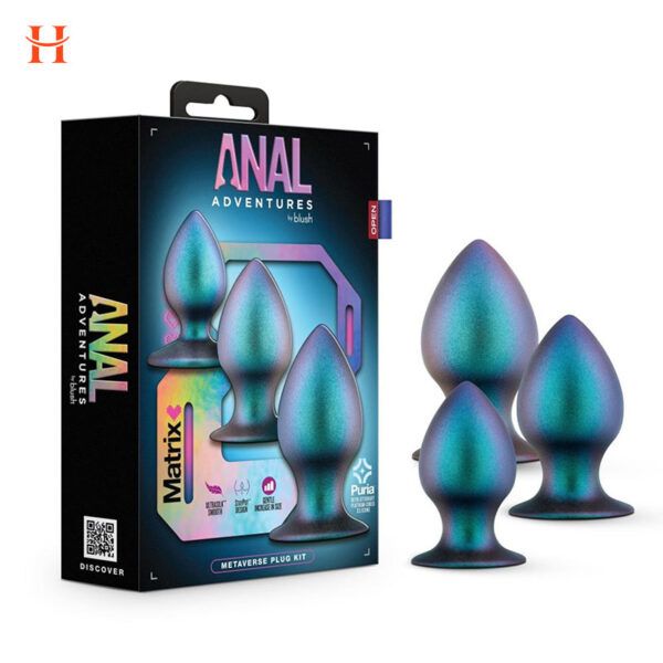 Blush - Anal Adventures Matrix - Metaverse Plug Kit - Image 2