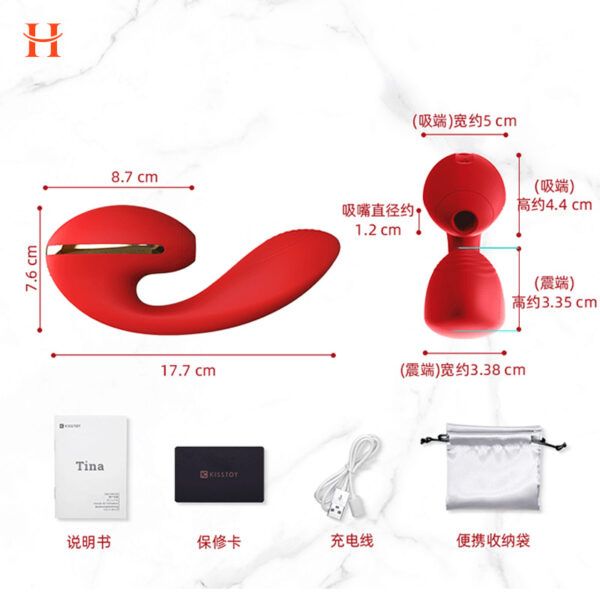 Kisstoy - Tina Suction Cup Clitoris Powerful Sucking Vibrator - Image 7