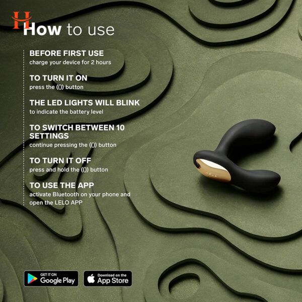 Lelo - Hugo 2 Rechargeable Waterproof Silicone App Controlled Prostate Massager - Image 5