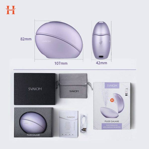 Svakom - PULSE GALAXIE  Pulse Stimulator with Starlight Projector - Image 7