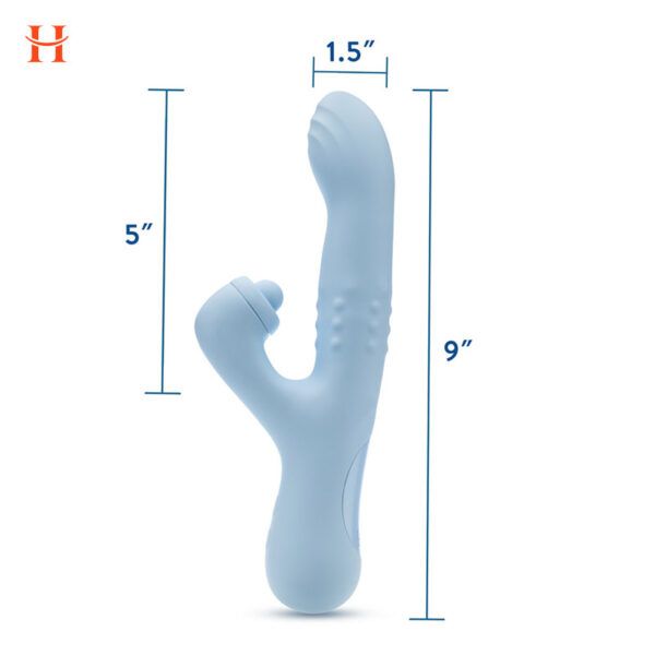 Blush - Devin G Spot Clitoral Dual Stimulation Rabbit Vibrator - Image 7