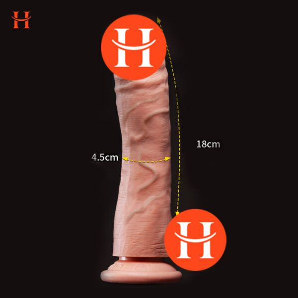 Jeusn - The Rock Silicone Dildo with Suction Cup Base - Image 2