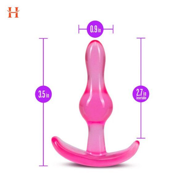 Blush - B Yours - Curvy Anal Plug - Pink - Image 4