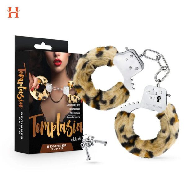 Blush - Temptasia Beginner Cuffs Leopard - Image 3